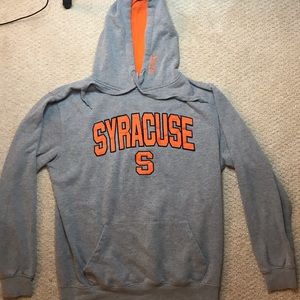 Gray and Orange Syracuse Hoodie